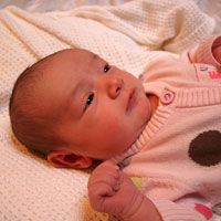 Layla - born following her parents taking a hypnotherapy for birth course
