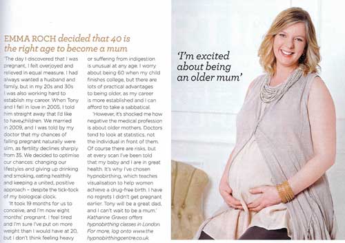 Hypnobirthing for older mums