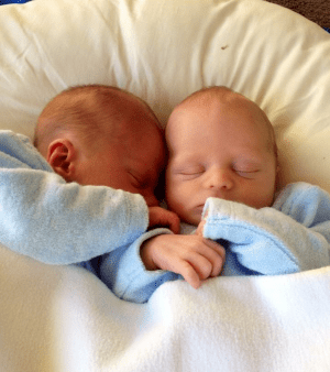 Hypnobirthing twins born in Australia