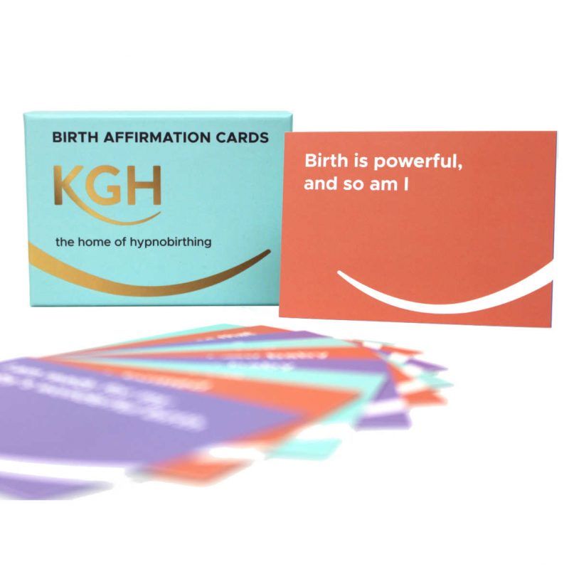 KG Hypnobirthing Birth Affirmation Cards